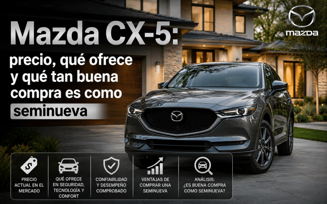 Mazda CX-5: precio, qué ofrece y qué tan buena compra es como seminueva