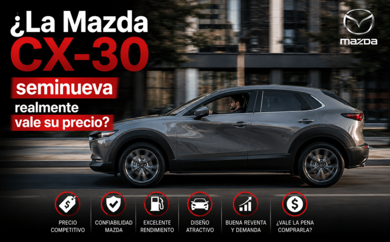 ¿La Mazda CX-30 seminueva realmente vale su precio?