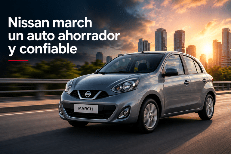 Nissan March el auto ahorrador y confiable que sigue siendo perfecto para el día a día