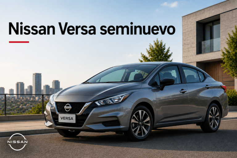 Nissan Versa seminuevo: por qué sigue siendo una excelente opción para el día a día