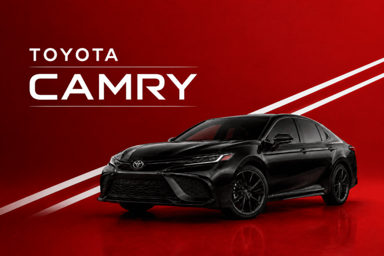 Toyota Camry: un sedán elegante que se adapta al trabajo y a la familia